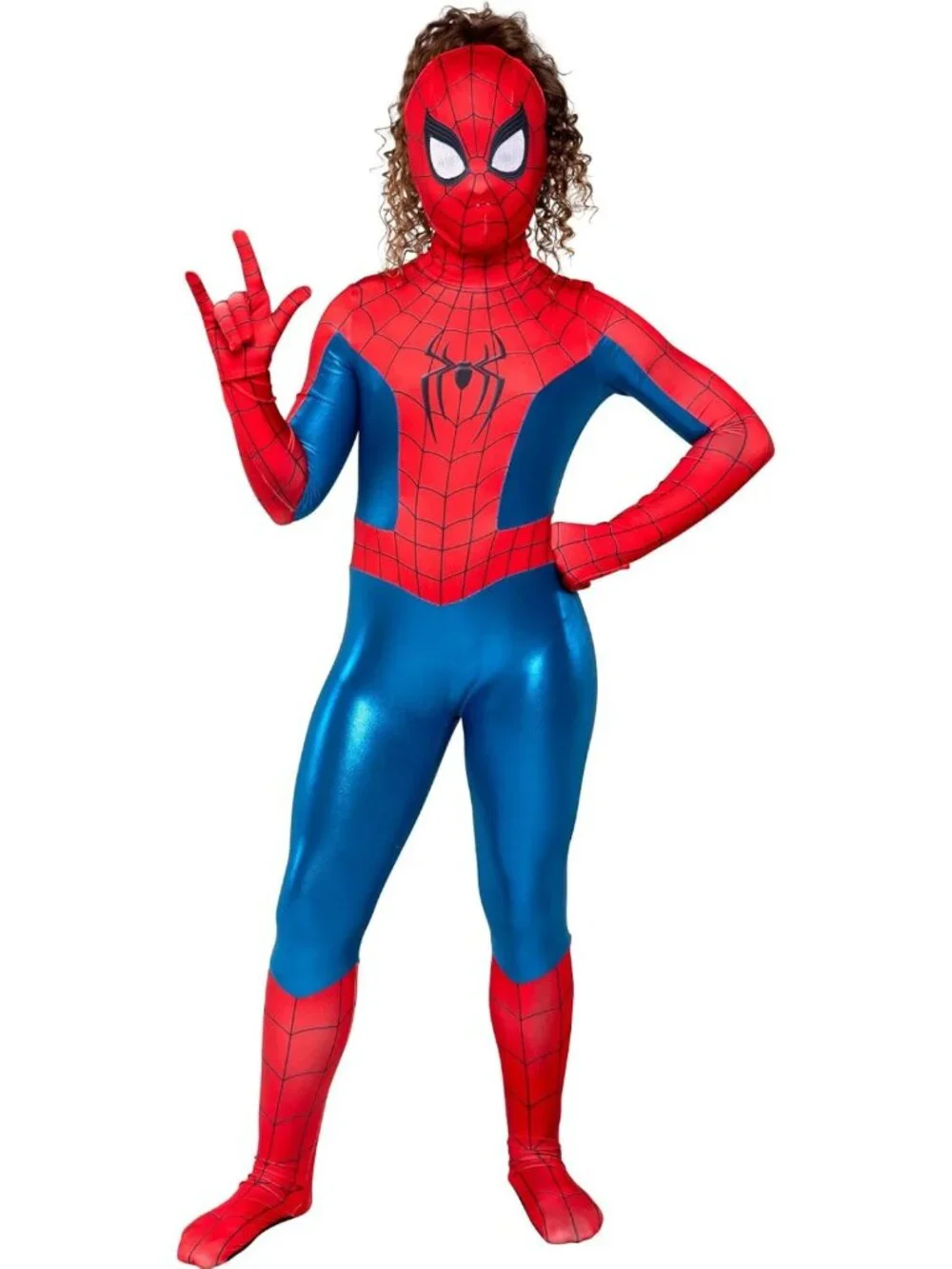 Youth Girl Spider-Man Zentai Costume - Deluxe Stretch Spandex, Halloween Ready!